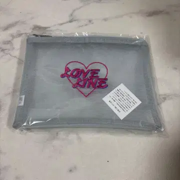 NiziU LOVELINE 메쉬 파우치 미개봉 새상품