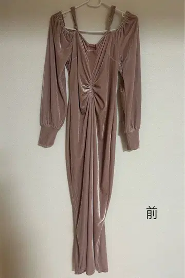 오프숄더 롱 원피스