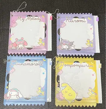 산리오 캔뱃지 케이스 키링 마이멜로디 쿠로미 시나몬 푸딩