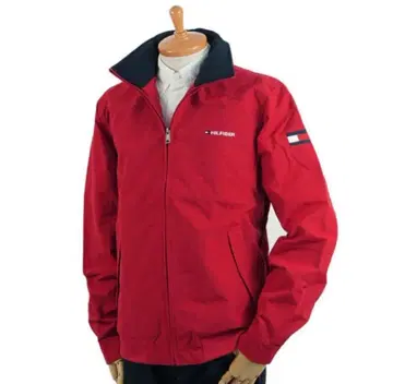 타미힐피거 TOMMY HILFIGAR 나일론 자켓 레드 M