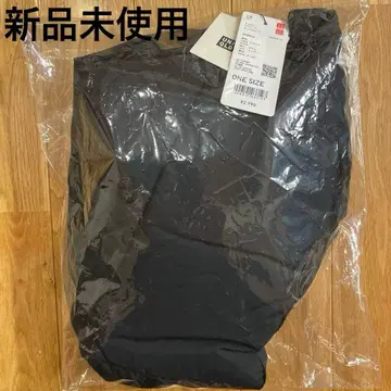 유니클로C 나일론 후디드 넥워머 블랙