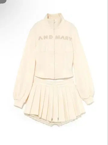 ANDMARY 레이스 로고 세트 아이보리 정품