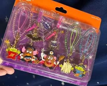 도쿄 디즈니랜드 할로윈 감자 침대 토이스토리 스트랩 세트