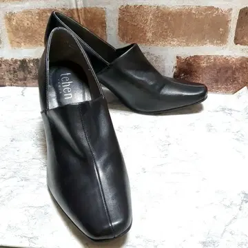 새상품급 틴 블랙 힐 23.5cm