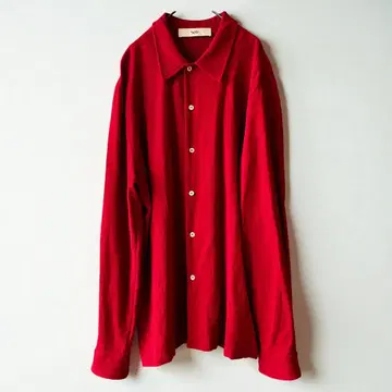 sefr 23SS 멀티 플리츠 셔츠 레드