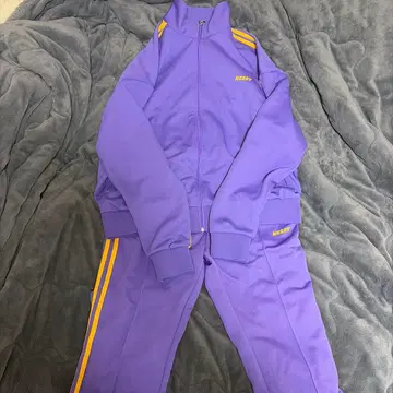 NERDY 퍼플 저지 L 사이즈 상하의 세트