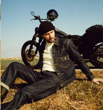 Schott 데님 자켓