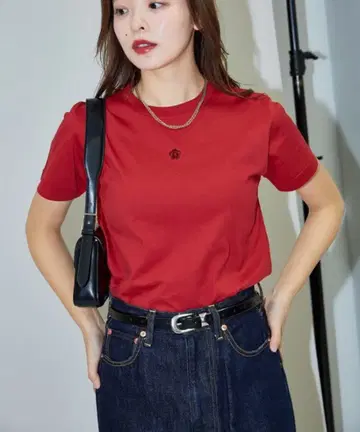 MARY QUANT x PUBLUZ 반팔 T셔츠 레드