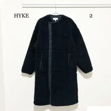 0575 HYKE FAUX SHEARLING COAT 2 사이즈