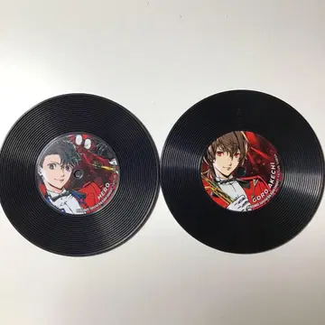 페르소나 5 랜덤 레코드풍 코스터 아마미야 렌 아케치 고로