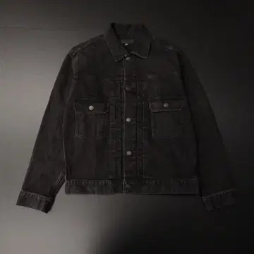 블랙 데님 자켓 sizeM