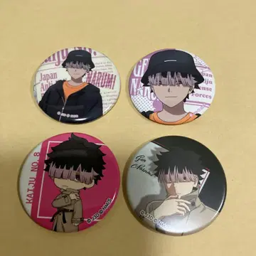 괴수 8호 나루미 겐 캔뱃지 4점 아리아케, 에테르노레시