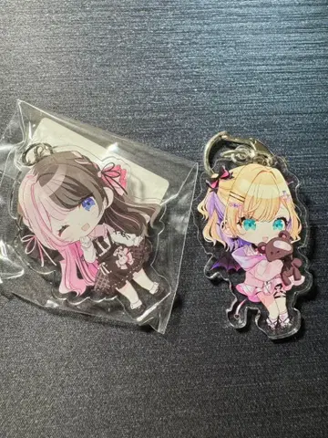 브이스포 호두노아 타치바나 히나노 아크릴 키링 세트