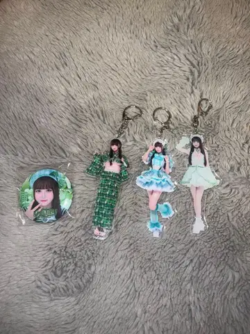 iLife! 와카바노아 아크릴 키링, 캔 배지 세트