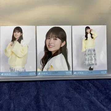 노기자카46 브로마이드 오가와 아야 컴프 카라 부착 코디