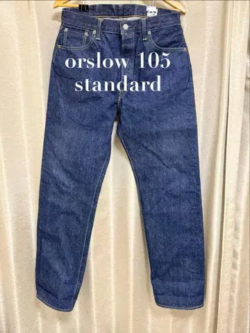 [ 가격 인하 ] orslow 105 L(3) 오리지널 셀비지 데님