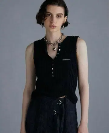 PRANKPROJECT 니트 탱크탑