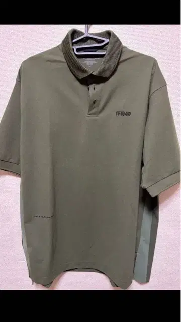 TFW49 피케 셔츠 올리브색