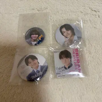 원인은 자신에게 있다. 오쿠라 타카토 캔뱃지