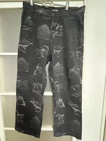 PASS-PORT 패턴 데님 팬츠 가격 인하