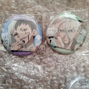 Dr.STONE 애니메이트 포인트 경품 캔뱃지 이시가미 센쿠 아사기리 겐