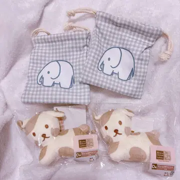 다이토 복권 블루나 애니멀 D상 참 포함 마스코트 강아지 복조리