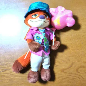 디즈니 주토피아 2 닉 인형 배지