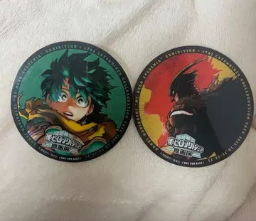 나의 히어로 아카데미아 콜라보 카페 코스터 미도리야 이즈쿠 올마이트