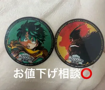 나의 히어로 아카데미아 콜라보 카페 코스터 미도리야 이즈쿠 올마이트