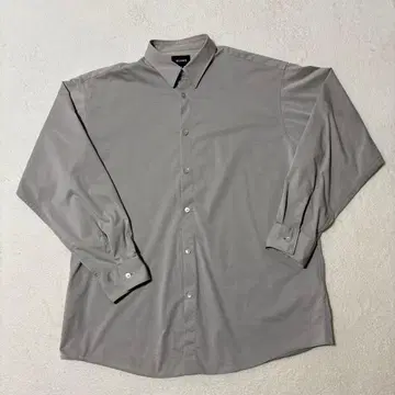 BEAMS 그레이 긴팔 셔츠 S