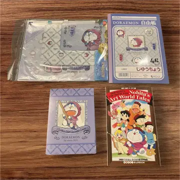 도라에몽 그림 세계 이야기 극장 한정판 굿즈 3종 세트