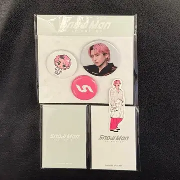 Snow Man 사쿠마 다이스케 한국 한정판 POPUP 굿즈 4세트 2