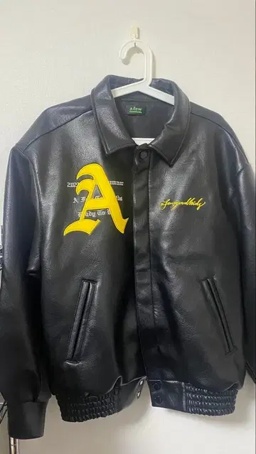 A Few Good Kids 블랙 가죽 자켓 S 사이즈