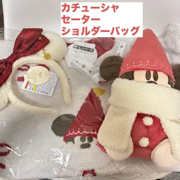 릴린린 크리스마스 2025 스웨터 머리띠 숄더백