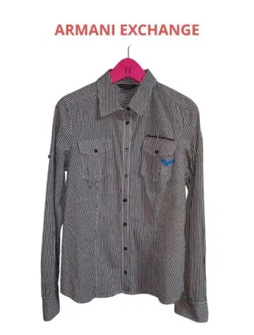 ARMANI EXCHANGE 아르마니 익스체인지 스트라이프 셔츠