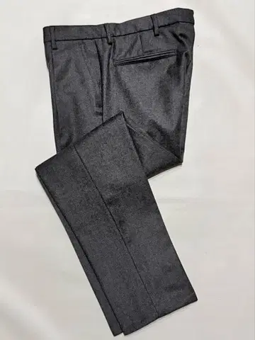 GERMANO 울 플란넬 1 플리츠 팬츠 46