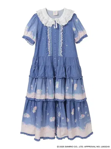 핑크하우스 리틀트윈스타 패턴 원피스