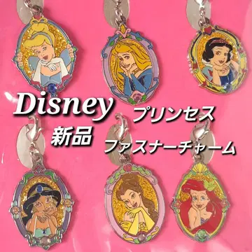 레어 새상품 도쿄 디즈니 리조트 지퍼 액세서리 참 프린세스