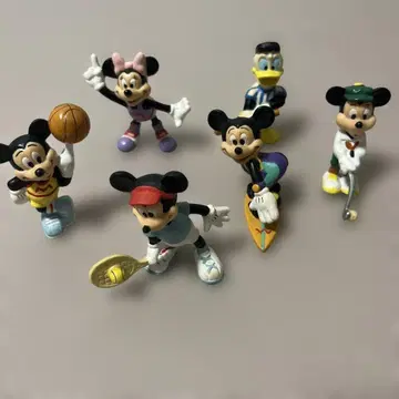 TOKYO Disney land 미키 도날드 피규어 6개