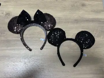 디즈니 미키 미니 스팽글 머리띠 2세트