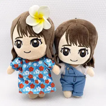 우치다 마아야 마스코트 봉제 인형 2개 세트 푸치다마아야 오키나와