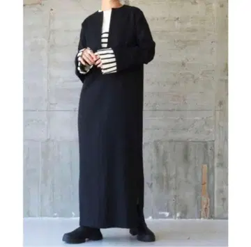 [ SALE ] aere 아에레 V넥 원피스 블랙 38 스트레치