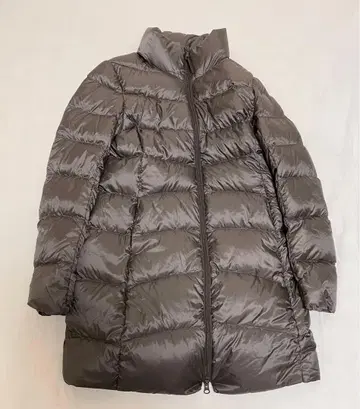 유니클로 다운 코트 S 사이즈 브라운