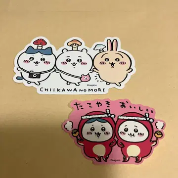 치이카와 (먼작귀) 오사카 타코야키노모리 스티커