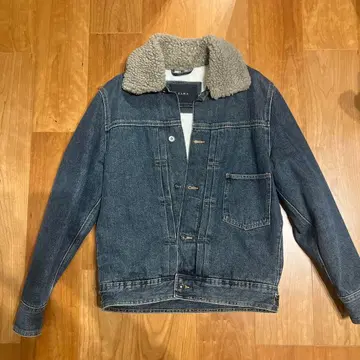 ZARA 데님 자켓 보아 옷깃 M 사이즈