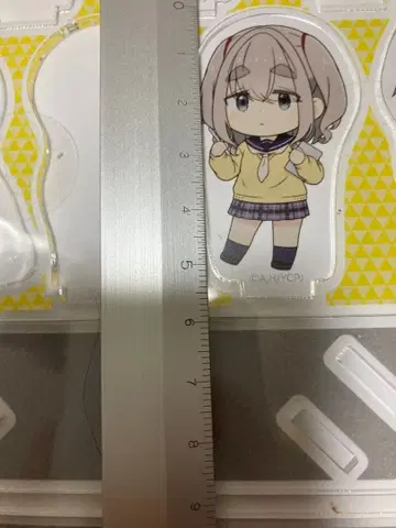 유루캠전 미즈나미 에신 픽처 티켓풍 카드 + 키링 + 아크릴 디오라마