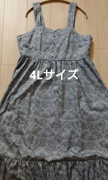 시마미사 NINA'S x m petit 오버롤 스커트 4L 사이즈