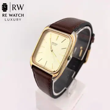 7-4794 SEIKO 9021-5170 쿼츠 스퀘어 손목시계