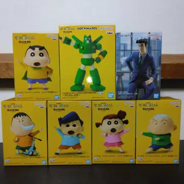 짱구는 못말려 프라이스 피규어 7체 세트 미개봉