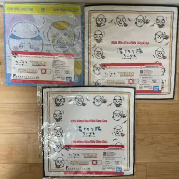 제일복권 치이카와 (먼작귀) 모두 함께 라멘 F상 타월 컬렉션 3종 세트